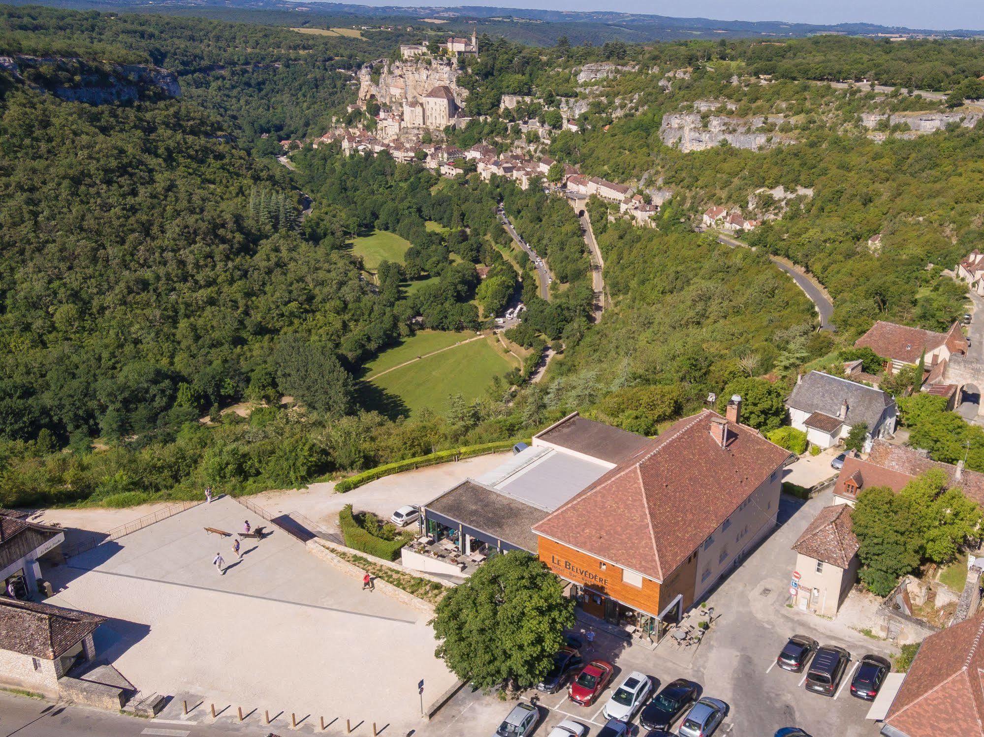 Logis Hotels - Le Belvedere - Hotel 2 Etoiles Et Restaurant Rocamadour Eksteriør bilde